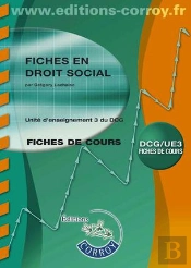Fiches En Droit Social - Ue 3 Du Dcg