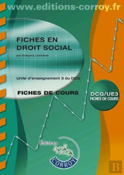 Bertrand.pt - Fiches En Droit Social - Ue 3 Du Dcg