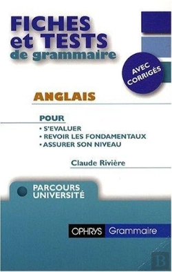 Bertrand.pt - Fiches Et Tests De Grammaire ; Anglais ; Parcours Université