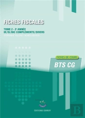 Fiches Fiscales T2 - Fiches De Cours De Fiscalite Pour Les Bts Cg 2e Annee