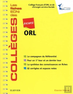 Bertrand.pt - Fiches Orl ; Les Fiches Ecni Et Qi Des Collèges