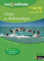 Fichier De Mathematiques 1re Bac Pro (Exos & Methodes) Groupements A Et B 2017 - Eleve