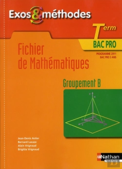 Bertrand.pt - Fichier De Mathematiques Terminale Bac Pro - Groupement B -Exos & Methodes- Livre De L'Eleve 2011