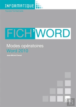Bertrand.pt - Fich'Word 2010 ; Modes Opératoires Word 2010 ; Toutes Formations