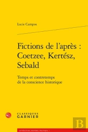 Fictions De L'Après : Coetzee, Kertész, Sebald ; Temps Et Contretemps De La Conscience Historique