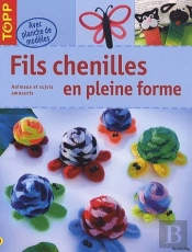 Fil Chenille. Fleurs Et Animaux
