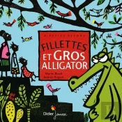 Fillettes Et Gros Alligator