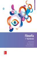 Filosofia 1 Bachillerato. Libro Del Alumno