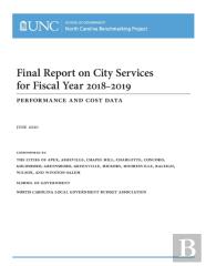 Final Report On City Services For Fiscal Year 2018-2019