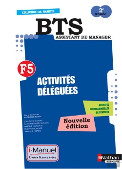 Bertrand.pt - Finalite 5 Activites Deleguees Bts 2 (Les Finalites) Licence Numerique Eleve I-Manuel+Ouvr Papier
