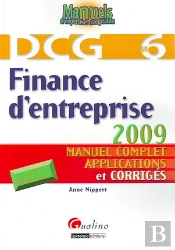Finance D'Entreprise ; Dcg 6