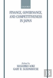 Finance, Governance, And Competitiveness In Japan