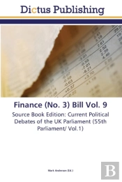 Finance  No. 3  Bill Vol. 9