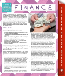 Bertrand.pt - Finance (Speedy Study Guides)