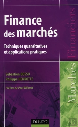 Bertrand.pt - Finances Des Marchés ; Techniques Quantitatives Et Applications Pratiques