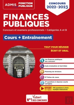 Bertrand.pt - Finances Publiques : Cours Et Entraînement ; Concours Et Examens 2022-2023 ; Categories A Et B ; Fin
