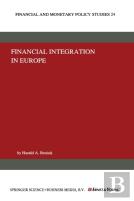 Financial Integration In Europe