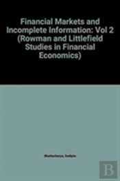 Financial Markets And Incomplete Information
