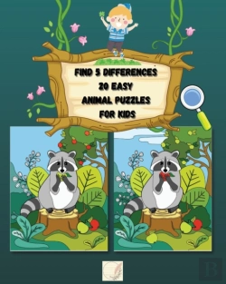 Bertrand.pt - Find 5 Differences  20 Easy Animal Puzzles  For Kids