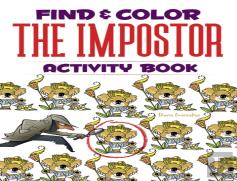 Find & Color The Impostor Activity Book