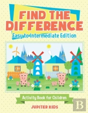 Find The Difference - Easy To Intermediate Edition - Activity Book For Children