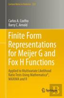 Finite Form Representations For Meijer G And Fox H Functions