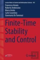 Finite-Time Stability And Control