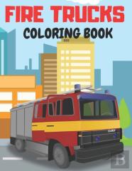 Fire Trucks Coloring Book