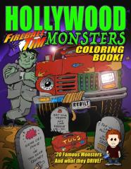 Fireball Tim Hollywood Monsters Coloring Book