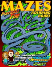 Fireball Tim Mazes Coloring Book