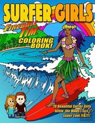 Fireball Tim Surfer Girls Coloring Book