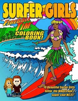 Bertrand.pt - Fireball Tim Surfer Girls Coloring Book