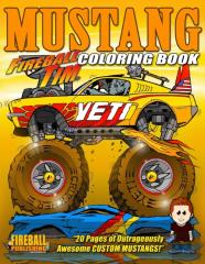 Fireball Tim'S Mustang Coloring Book