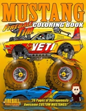 Fireball Tim'S Mustang Coloring Book