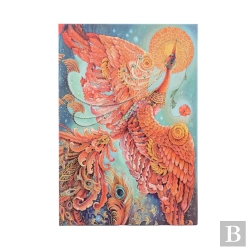 Bertrand.pt - Firebird (Birds Of Happiness) Midi Lined Hardback Journal (Elastic Band Closure)
