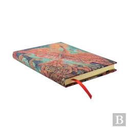 Bertrand.pt - Firebird (Birds Of Happiness) Midi Unlined Hardback Journal (Elastic Band Closure)