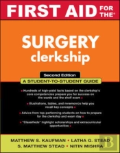 First Aid For The Surgery Clerkship