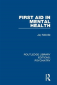 First Aid In Mental Health