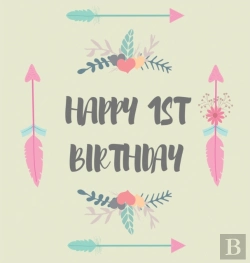 Bertrand.pt - First Birthday Guest Book (Hardcover)