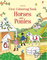 First Colouring Book Horses And Ponies