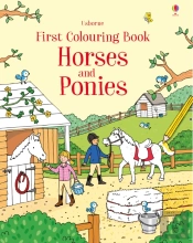 First Colouring Book Horses And Ponies