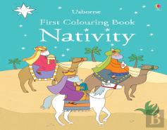 First Colouring Book Nativity
