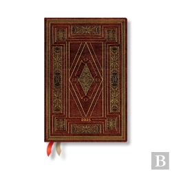 Bertrand.pt - First Folio (Shakespeareâ€™S Library) Mini 12-Month Verso Hardback Dayplanner 2025 (Elastic Band Closure)