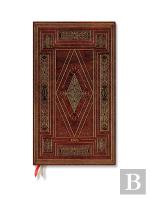 First Folio (Shakespeareâ€™S Library) Ultra 12-Month Vertical Hardback Dayplanner 2025 (Elastic Band Closure)