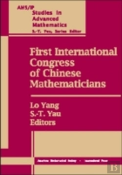 Bertrand.pt - First International Congress Of Chinese Mathematicians