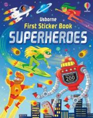 First Sticker Book Superheroes