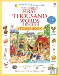 First Thousand Words In English Sticker Book