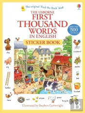 First Thousand Words In English Sticker Book
