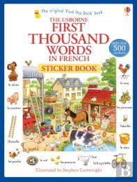 First Thousand Words In French Sticker Book