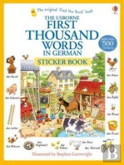 First Thousand Words In German Sticker Book